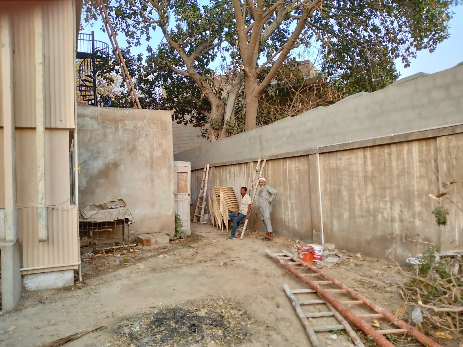 Ghalib Library While Renovation